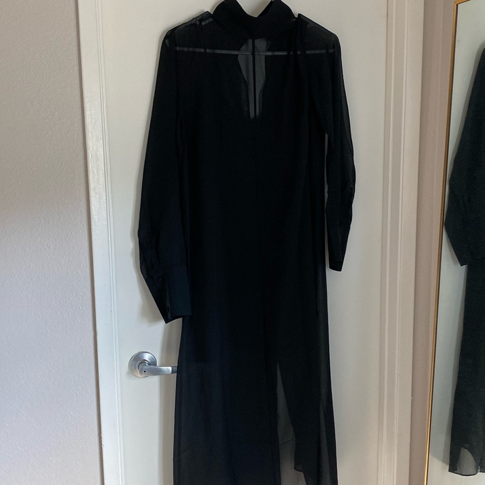 NWT Black Sheer Zara Dress